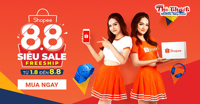 Mã giảm giá Shopee sale 8/8