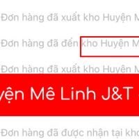 Giải đáp: Kho huyện Mê Linh J&T ở đâu?
