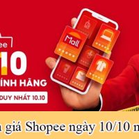 Cập nhật đầy đủ mã giảm giá Shopee ngày 10/10 năm 2021