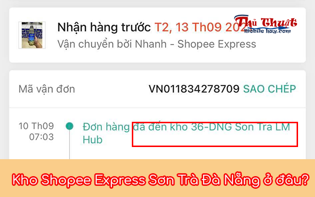 Kho Shopee Express Sơn Trà Đà Nẵng