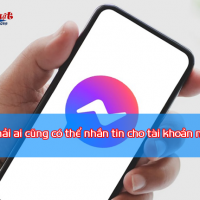 Không phải ai cũng có thể nhắn tin cho tài khoản này là sao?
