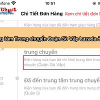 Trung tâm Trung chuyển Quận Gò Vấp Lazada ở đâu?