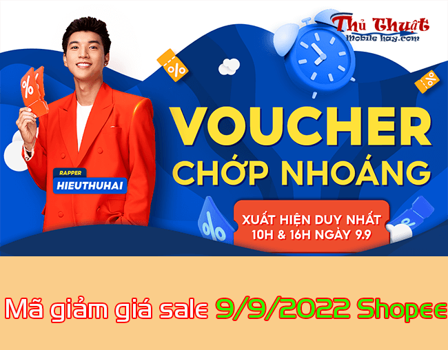 ma giam gia shopee ngay 9/9/2022