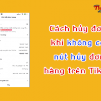 Cách hủy đơn khi không có nút hủy đơn hàng trên TikTok
