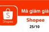 Lấy ngay mã giảm giá của Shopee ngày 25/10/2025