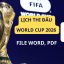 File in lịch thi đấu World Cup 2026 VTV Excel, PDF