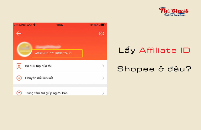 affiliate id shopee o dau?