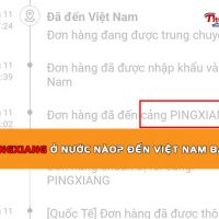 Đơn hàng đã đến cảng PINGXIANG là ở đâu? Khi nào nhận