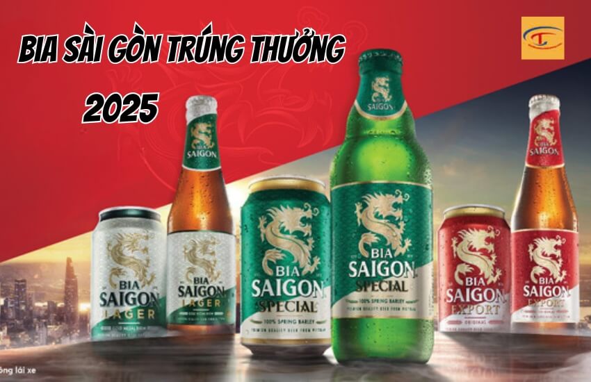 Bia Sài Gòn trúng thưởng mới nhất