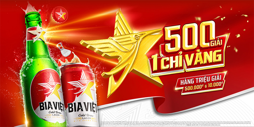 Bia Việt trúng thưởng 2025 cực hấp dẫn
