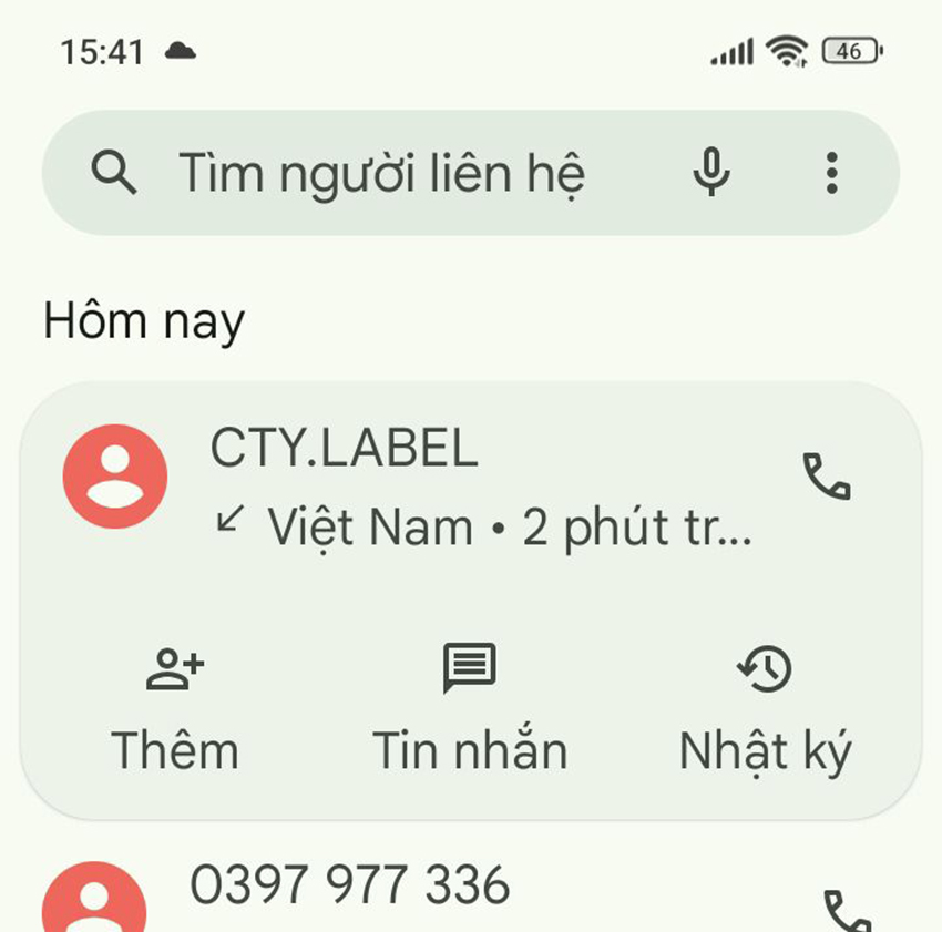 CTY LABEL gọi điện có phải lừa đảo? CTY LABEL gọi điện có phải lừa đảo?