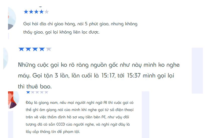 Đánh giá số cty bel gọi Đánh giá số cty bel gọi