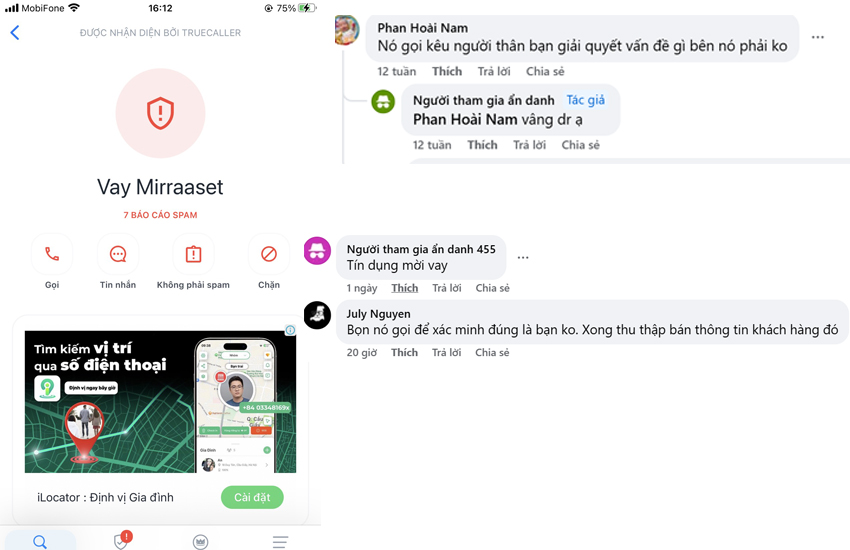 Đánh giá số điện thoại V THONG