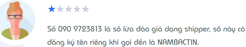 Số NAMBACTIN được xác định là lừa đảo