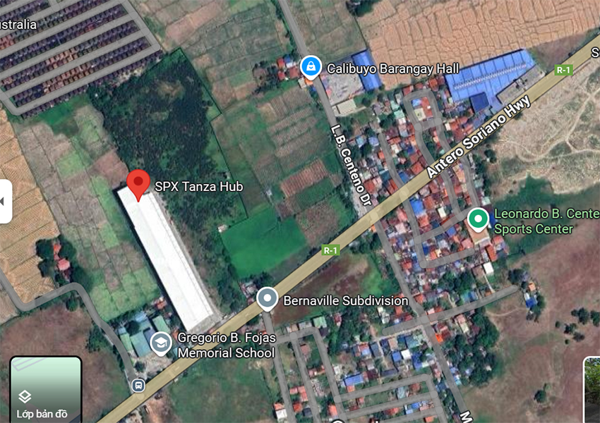 SPX Tanza hub address