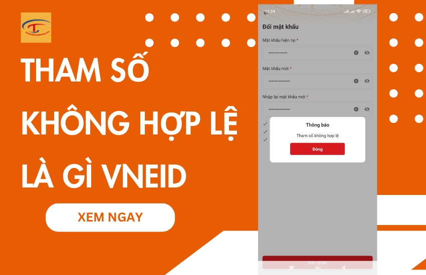 Tham số không hợp lệ là gì VNeID