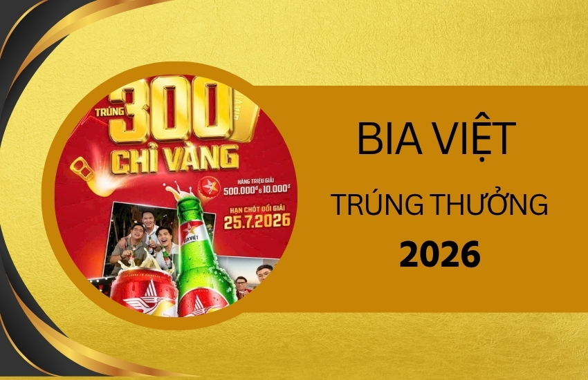 Bia Việt trúng thưởng