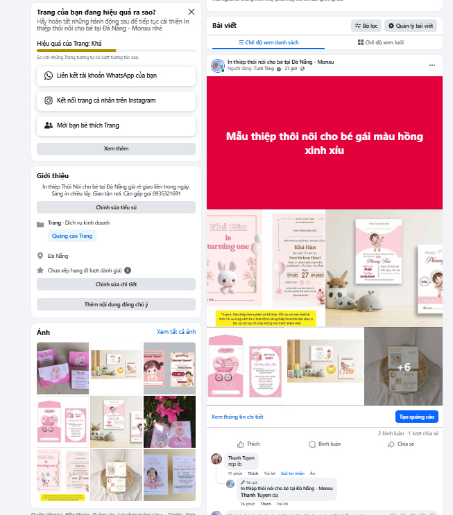 Cách viết text trên nền đỏ kèm hình ảnh trên Facebook