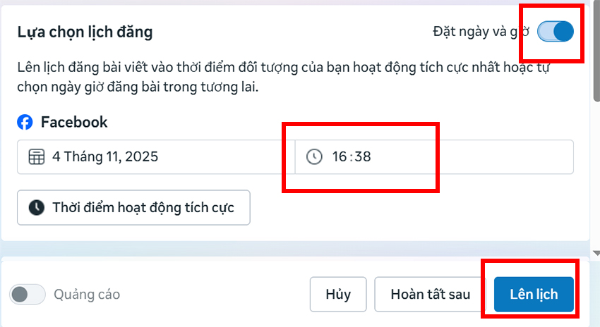 Cách viết text trên nền đỏ kèm hình ảnh trên Facebook