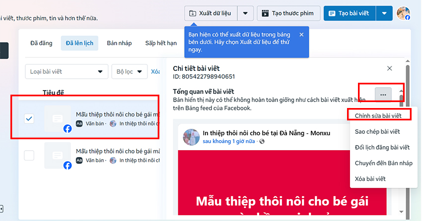 Cách viết text trên nền đỏ kèm hình ảnh trên Facebook