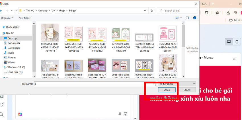 Cách viết text trên nền đỏ kèm hình ảnh trên Facebook