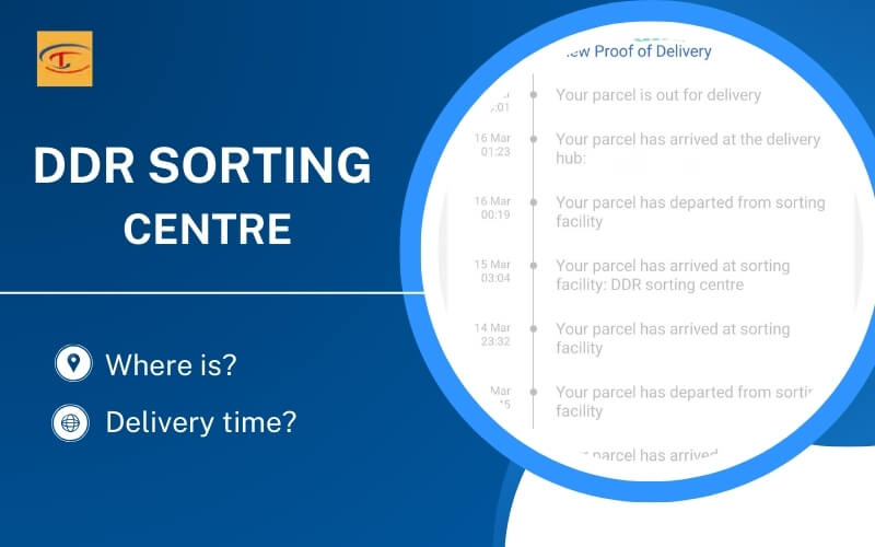 Where is ddr sorting centre shopee?