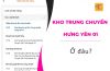 Kho trung chuyển Hưng Yên 01 ở đâu? Xem tại đây