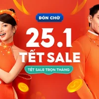 Mã giảm giá Shopee 25/1 năm 2026