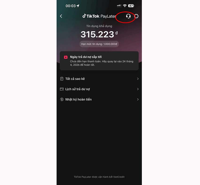Cách hủy Tiktok Paylater