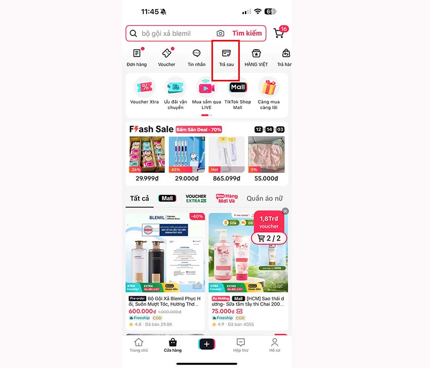 Hủy Tiktok Paylater