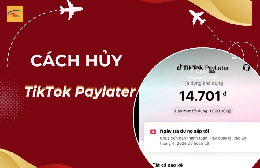 Hủy Tiktok Paylater