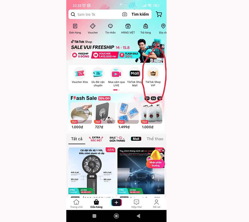 Cách có TikTok Shop Vip