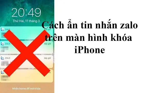Ẩn Tin Nhắn Zalo Iphone