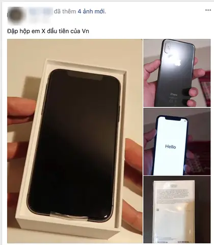 Ảnh Đập Hộp Iphone X