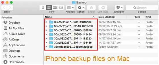 Backup File Iphone Location Mac