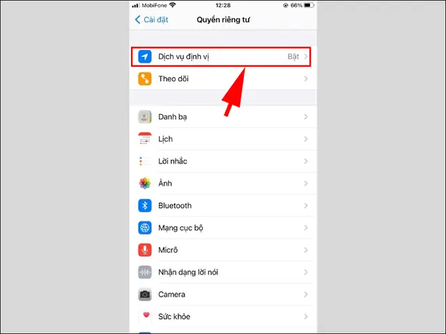 Bật Định Vị Trên Iphone