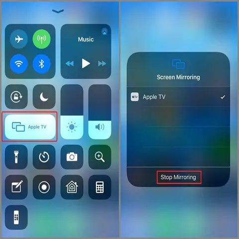 Bật Screen Mirroring Trên Iphone