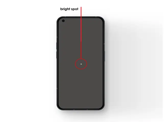 Bright Spot On Iphone Screen