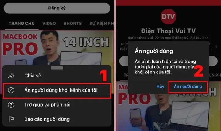 Cách Chặn Kênh Youtube Trên Iphone