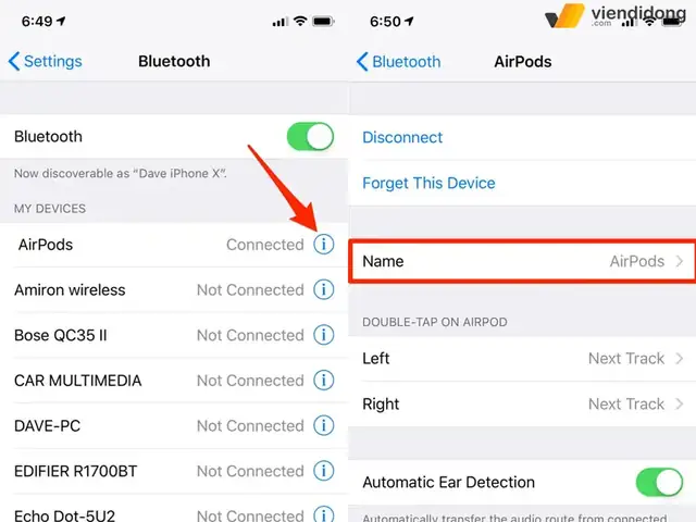 Cách Đổi Tên Bluetooth Trên Iphone Cách Đổi Tên Bluetooth Trên Iphone