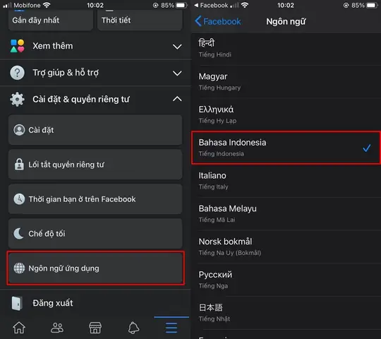 Cách Đổi Tên Facebook Tren Iphone