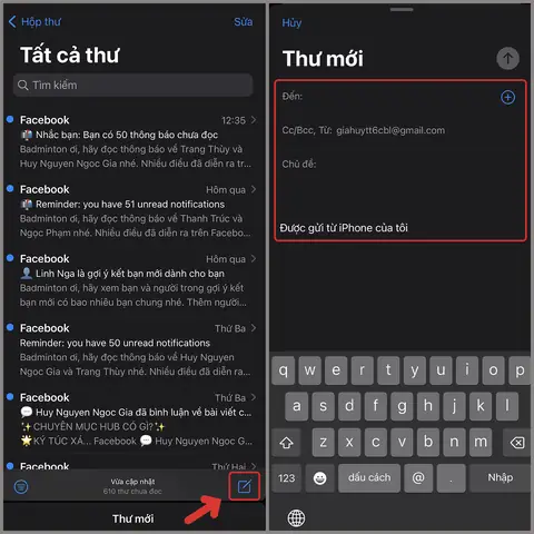 Cách Gửi Mail Trên Iphone Cách Gửi Mail Trên Iphone