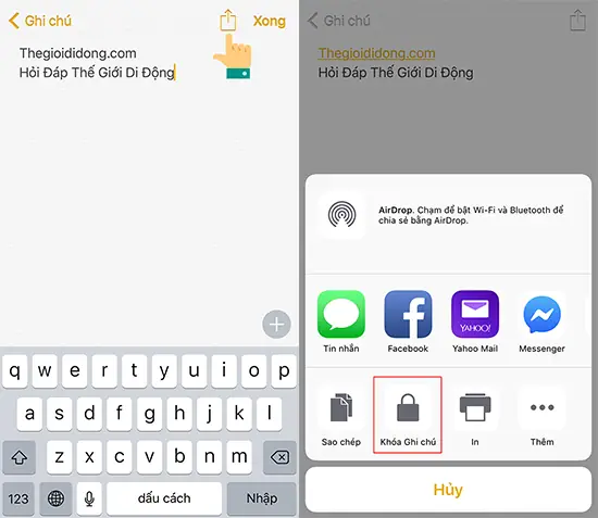 Cách Khoá Ghi Chú Trên Iphone Cách Khoá Ghi Chú Trên Iphone