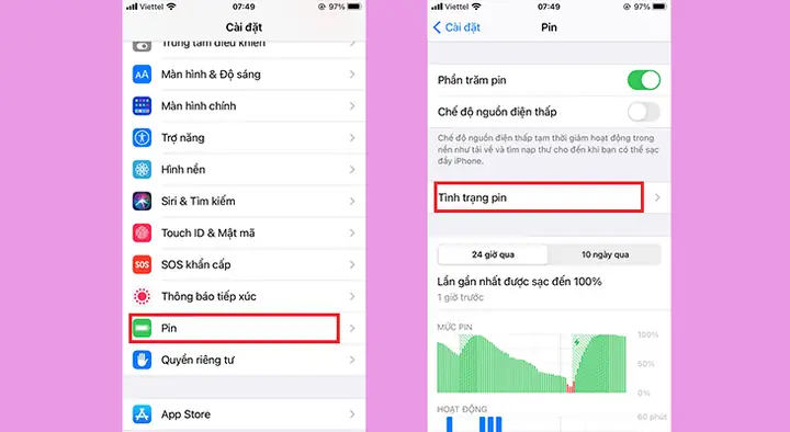 Cách Kiểm Tra Pin Iphone