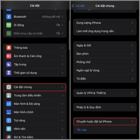 Cách Reset Lại Máy Iphone