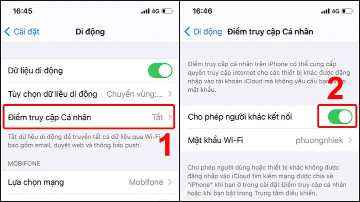 Cách Share 3g Trên Iphone