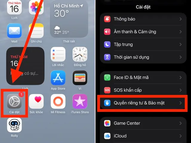 Cách Theo Dõi Trên Iphone