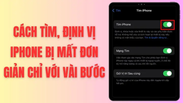 Cách Tìm Iphone Bị Mất