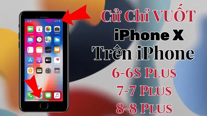 Cách Vuốt Như Iphone X