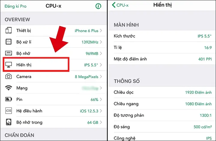 Cách Xem Cấu Hình Iphone